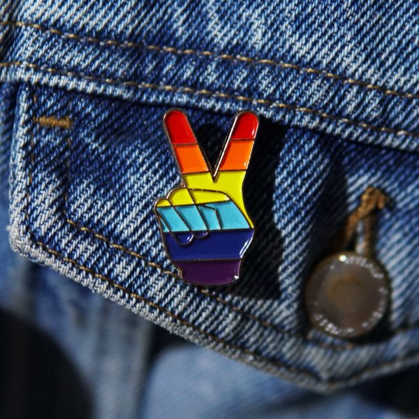 rainbow pin