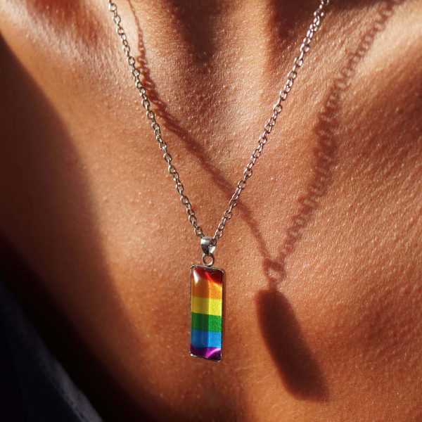 pride greece, rainbow necklace