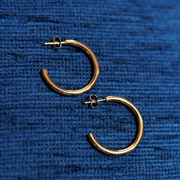 Clasic hoops earrings gold