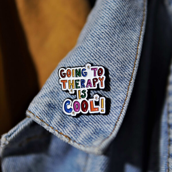 therapy is cool pin