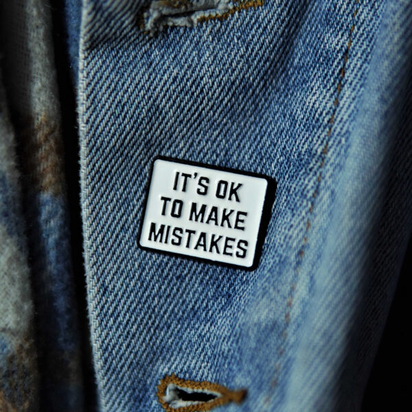 "Mistakes" pin