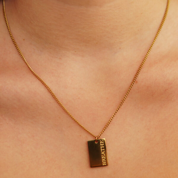 Breathe-stainless-steel-necklace-gold