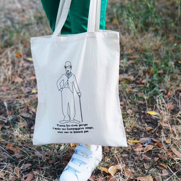 eco tote bag chaplin