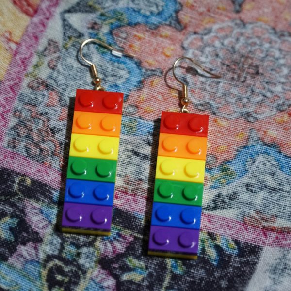 rainbow earrings