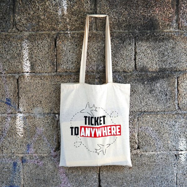 τσάντα ticket eco tote bag ticket