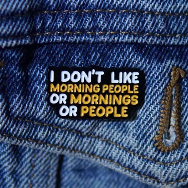 καρφίτσα morning people