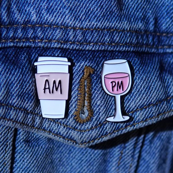 καρφίτσες "Πρωί βράδυ"