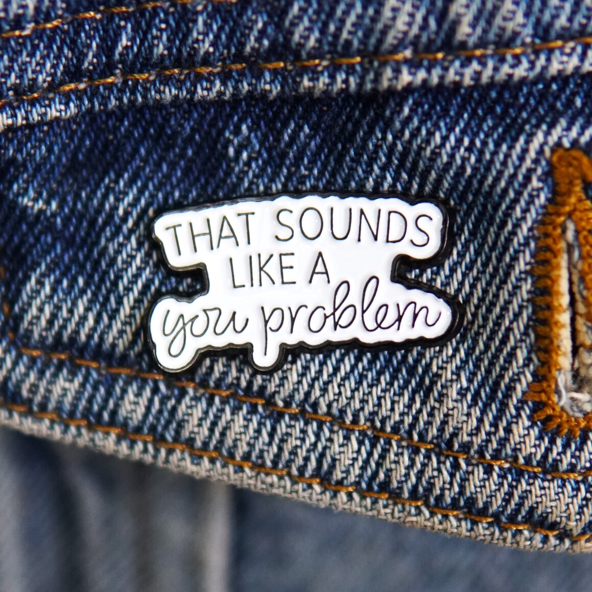 Καρφίτσα "Πρόβλημά σου" 1 καρφίτσα πρόβλημά σου