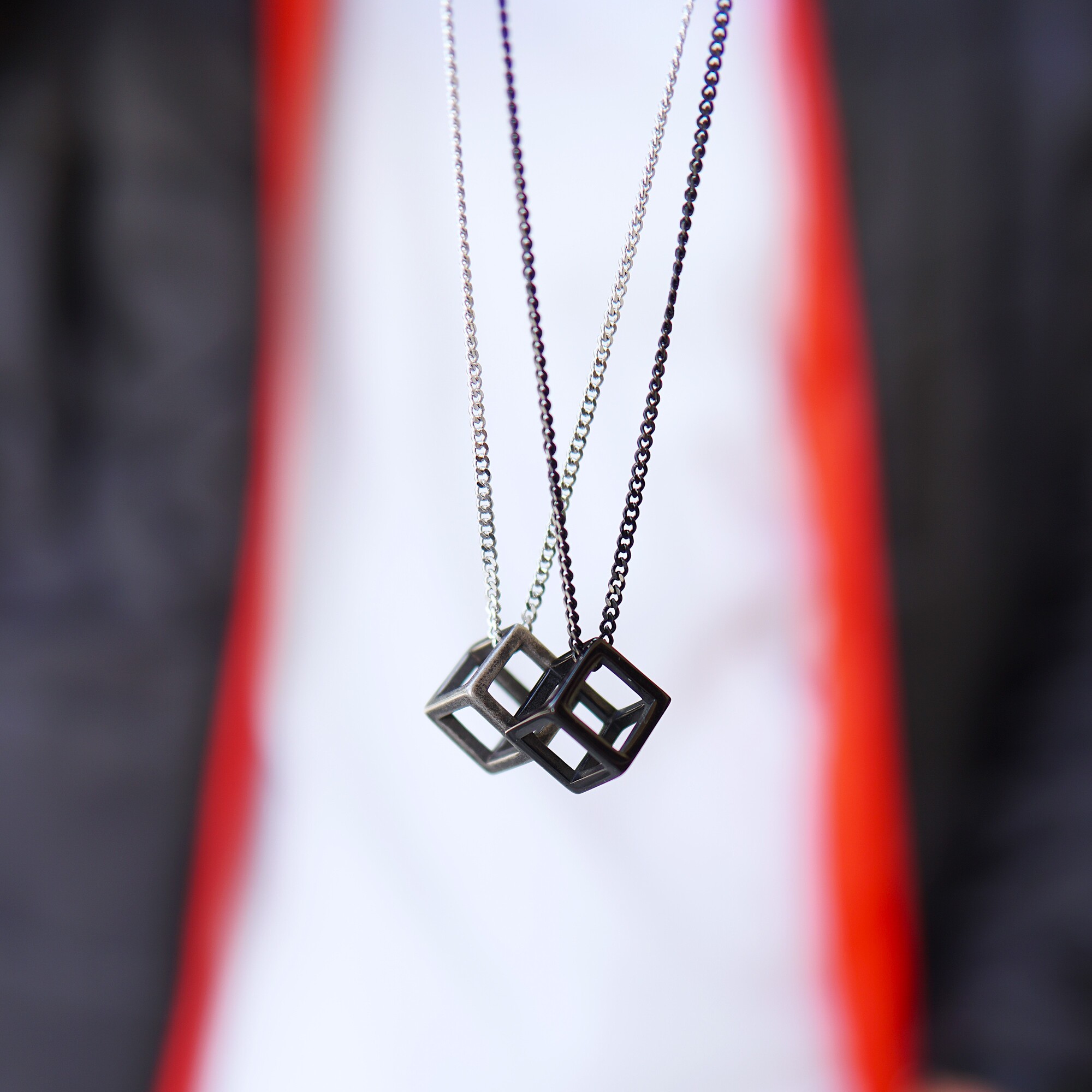 Κολιέ Κύβος 2 Unisex κολιέ κύβος